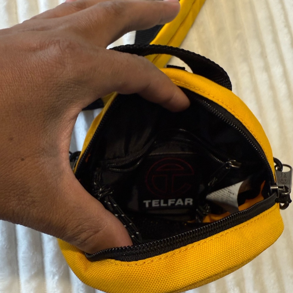 Telfar Yellow and Black Belt Bag - Picture 5 of 7